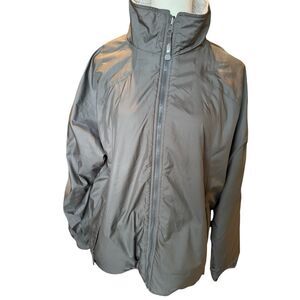 The North Face Men's Sherpa Lined Windbreaker‎ Full Zip Gray Outdoor Shell Men L